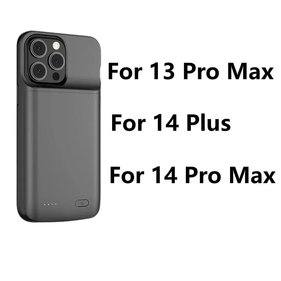 Xilecaly High-Capacity Power Bank Case for iPhone 15 Pro Max, 14, 13, 12 Mini, and More