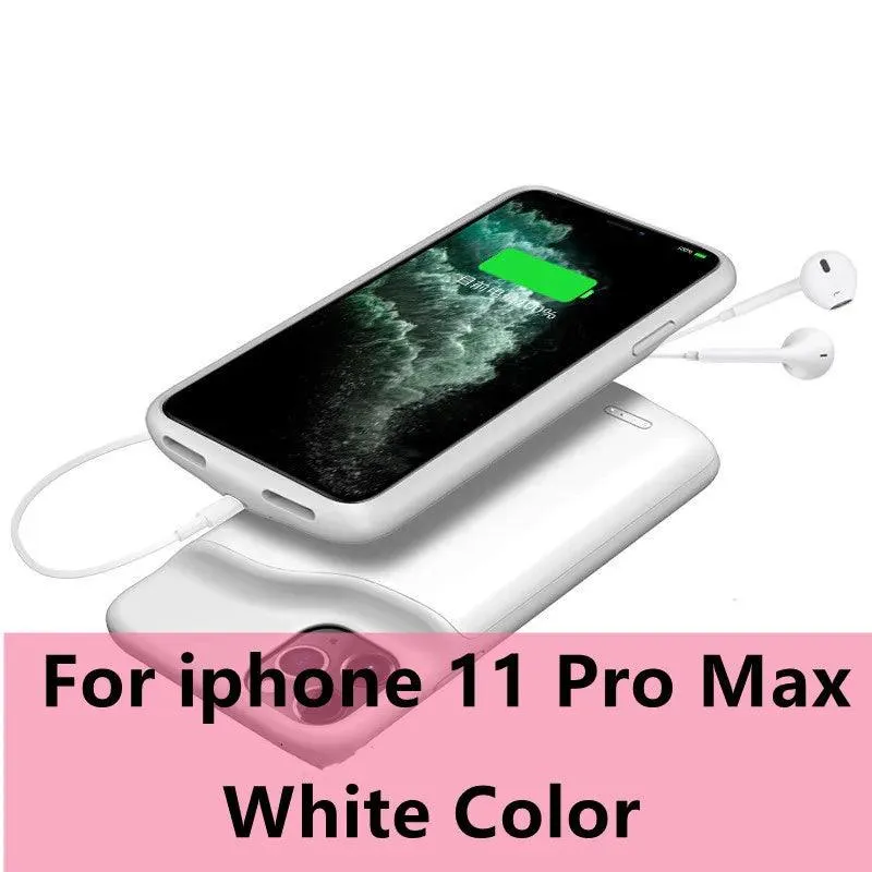 Xilecaly High-Capacity Power Bank Case for iPhone 15 Pro Max, 14, 13, 12 Mini, and More