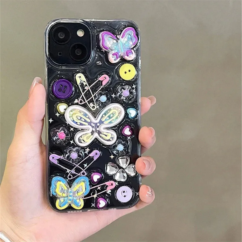 Y2K Butterfly iPhone Case