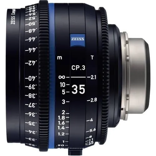 Zeiss CP.3 35mm/T2.1 Feet Compact Prime Cine Lens - Canon EF Mount