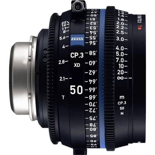 Zeiss CP.3 50mm T2.9 Feet XD eXtended Data Compact Prime Cine Lens for PL Mount