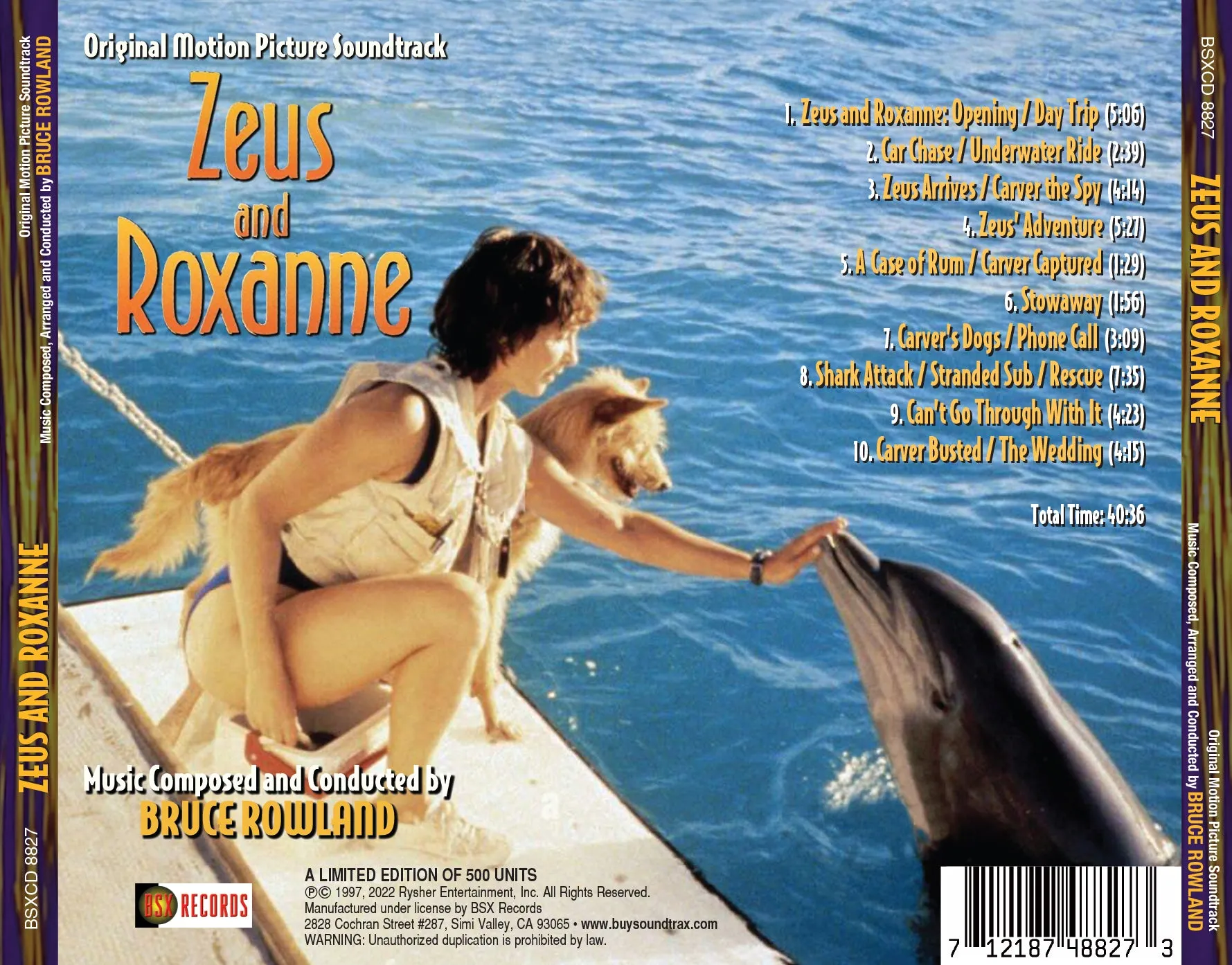 ZEUS AND ROXANNE - Original Soundtrack by Bruce Rowland