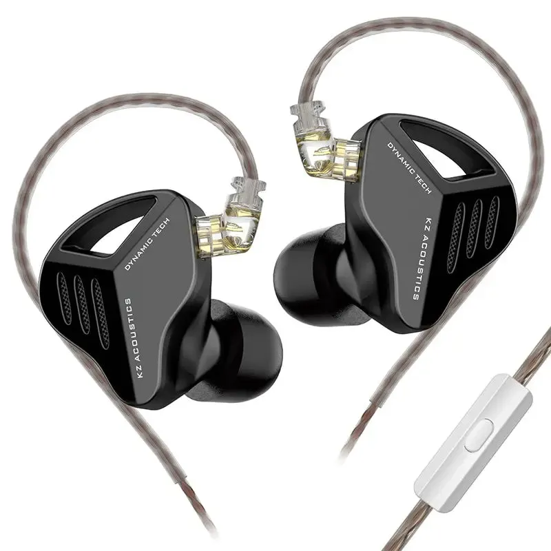 ZVX Silver Dynamic HIFI Bass Earbuds In-Ear Monitor Headphones NO-MIC Earphones